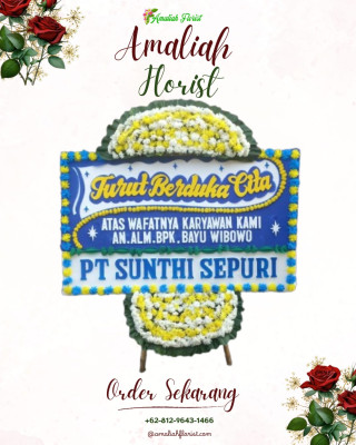 Papan Bunga Duka di Baturetno